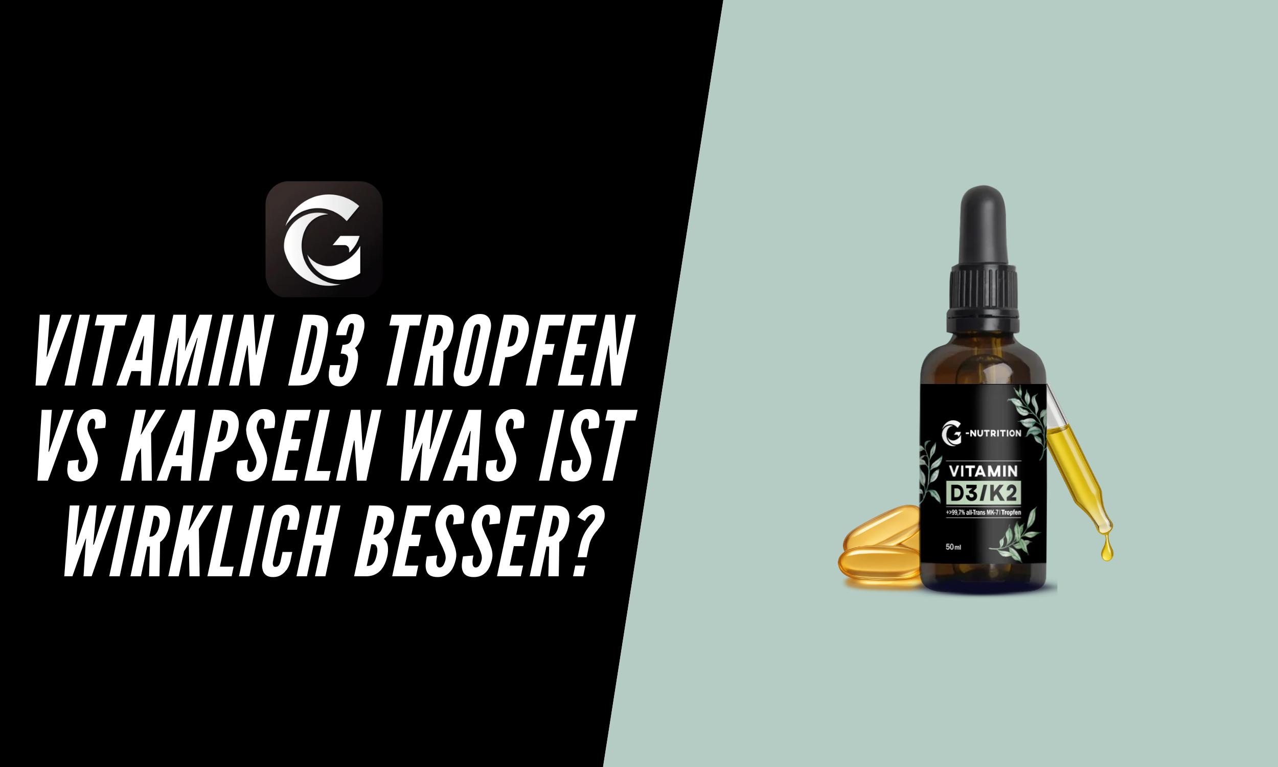 Vitamin D3 Tropfen vs. Kapseln: Unterschiede und Empfehlung