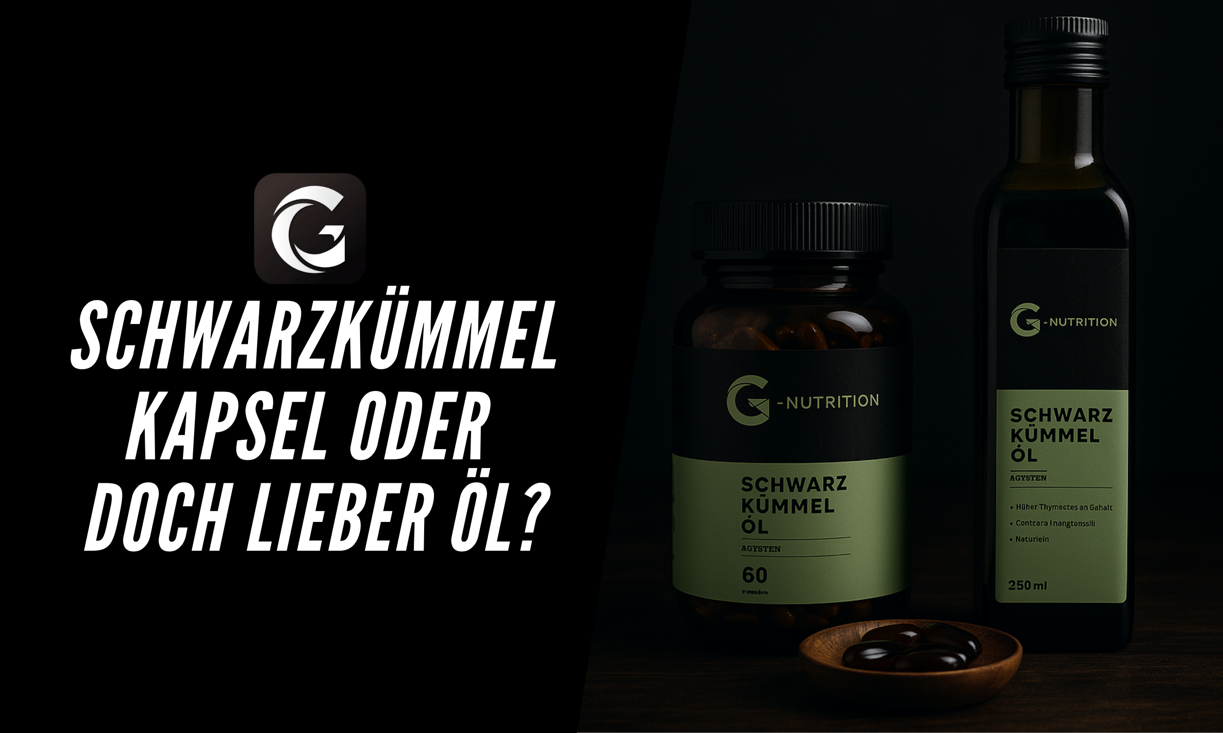 Sind Schwarzkümmelöl Kapseln so gut wie das Öl?