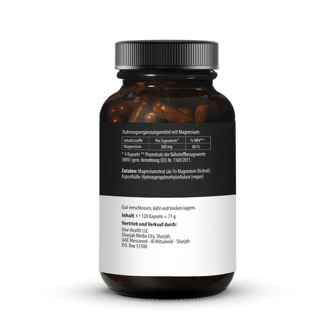 Magnesium Citrat 300mg Kapseln